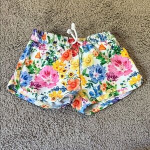 Show Me Your Mumu Little Beach Bum Trunks - Ivory Botanical